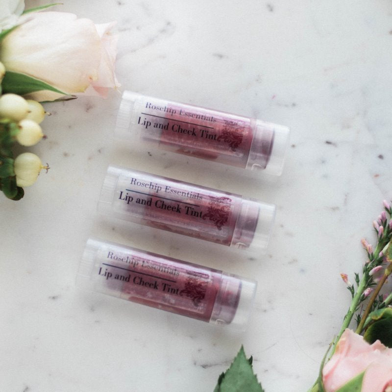 Mineral Lip and Cheek Tint - Pomegranate Rose
